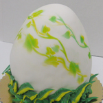 3-D Easter egg cake