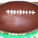 3-D Football cake